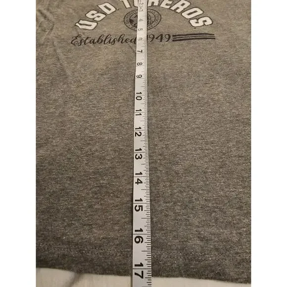 University of San Diego USD Toreros Women’s Medium Gray V Neck T Shirt - Picture 4 of 5